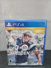 Madden NFL 17 Deluxe Edition PS 4 Playstation 4 CIB Complete Tested Working