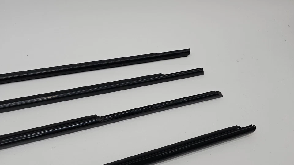 2013-2018 BMW F30 320i 328i 335i Door Window Glass Belt Molding Set Of 4 OEM - Image 2 of 4