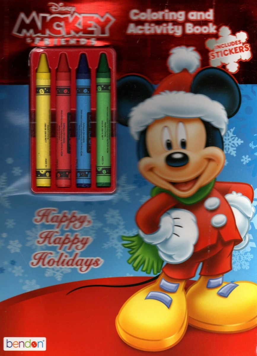 Disney Mickey Friends - Christmas Edition Holiday - Coloring