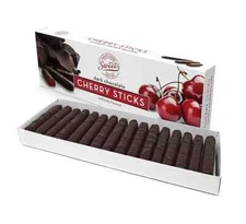 Sweet Candy Dark Chocolate Covered Cherry Flavored Sticks - 10.5 oz