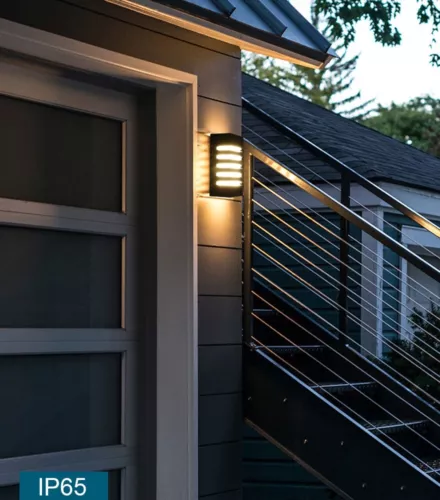 Outdoor WaterproofWall Sconce 12W LED Wall Lighting Fixture Porch Wall Lamp