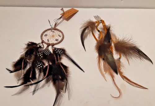 Extensión de cabello pluma atrapasueños y pluma. NUEVO - Imagen 1 de 10