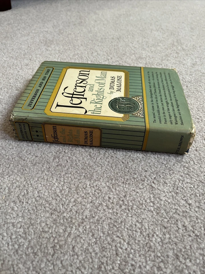Dumas Malone JEFFERSON AND THE RIGHTS OF MAN VOL. 2, 1951 - Image 3 of 4