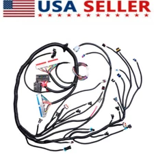 LS SWAPS STANDALONE WIRING HARNESS W/4L60E For 97-06 4.8L 5.3L 6.0L GM LS1 Parts