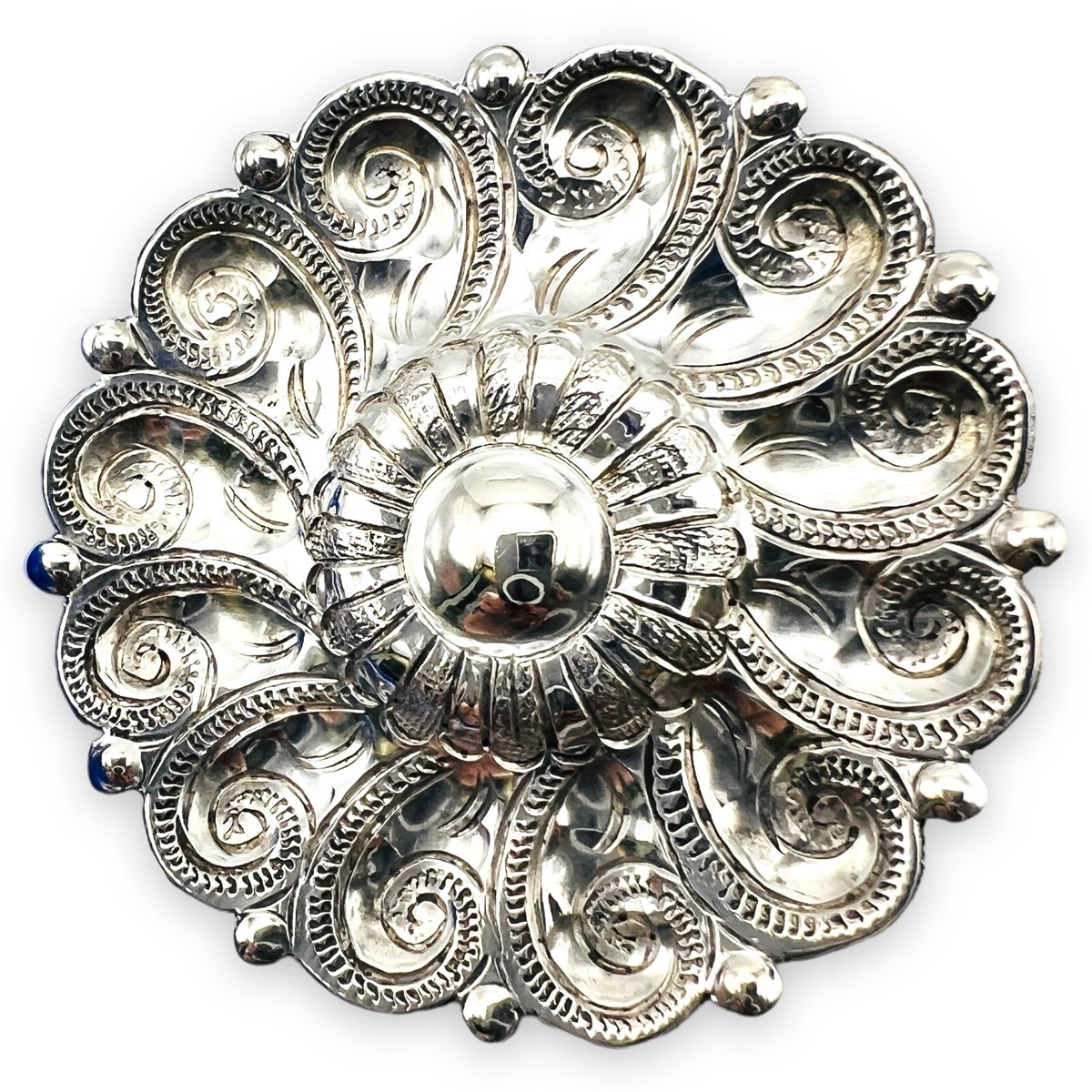 Vintage Handarbeit German Brooch 800 Silver 10 Grams | eBay
