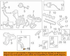 GM OEM Turbocharger Turbo-Oil Inlet Tube Seal 55569840