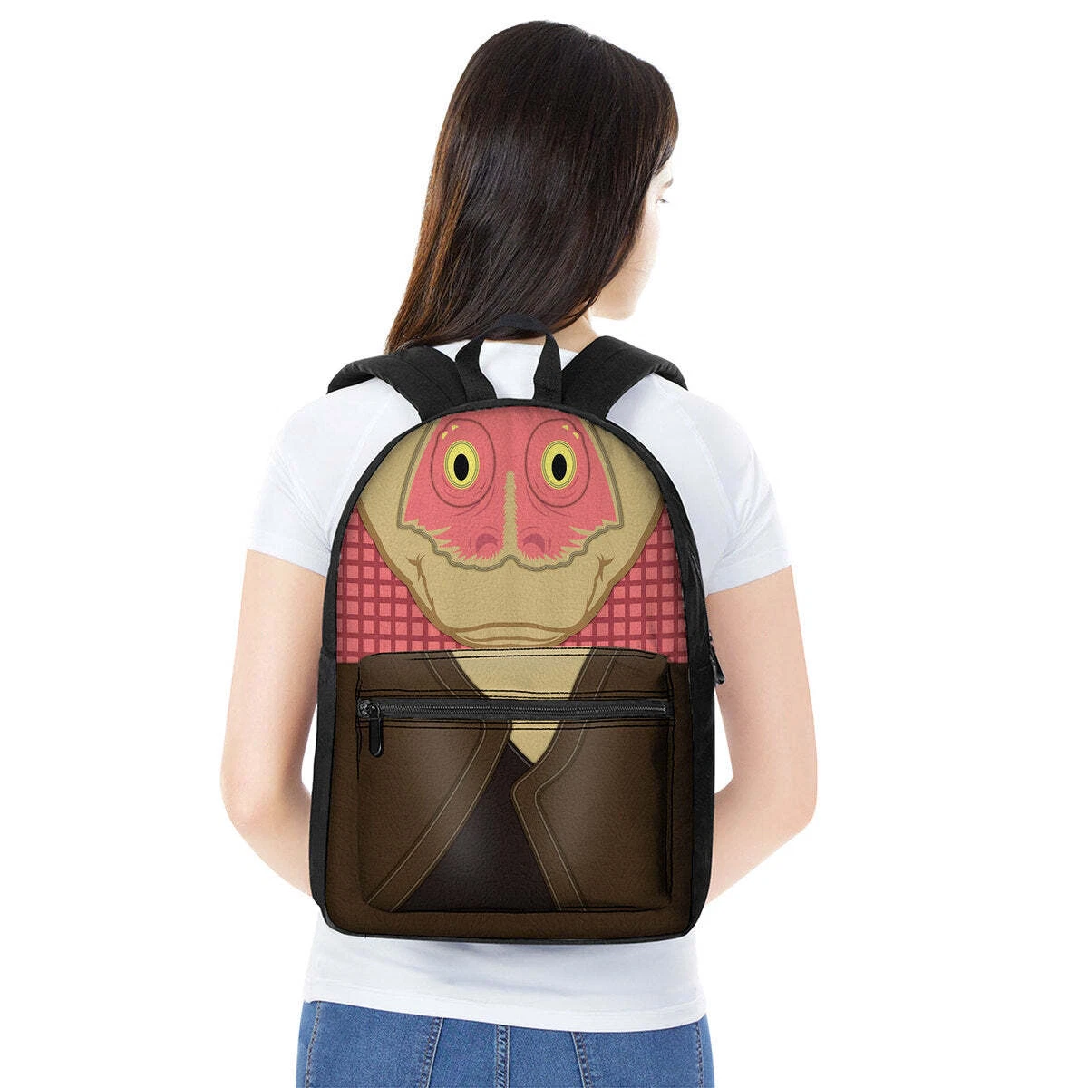 Personalize Jar Jar Binks Custom Backpack back to school