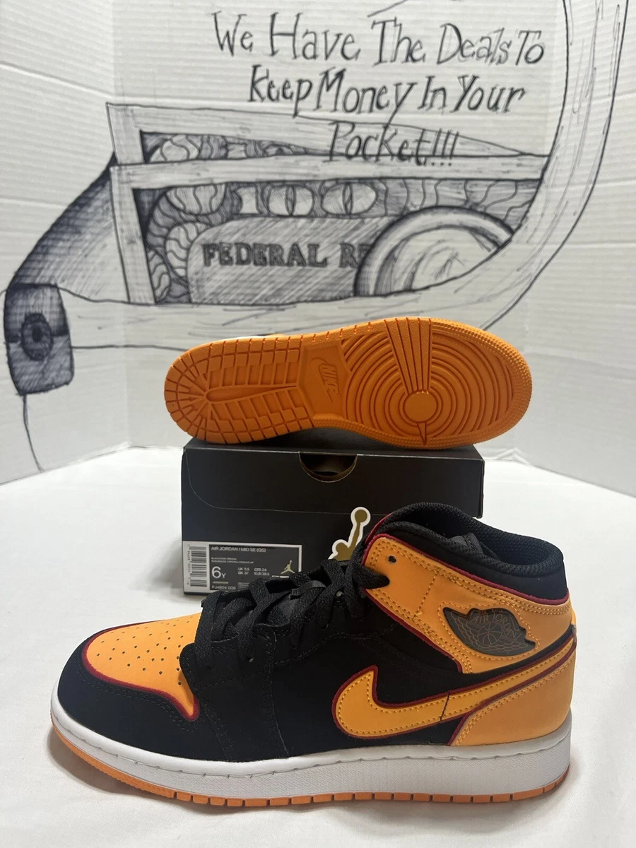 Aj1 orange sale black