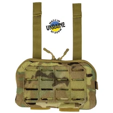 Chest Tactical Molle Mount Phone Pouch Plate Carrier MULTICAM mtp/mcu