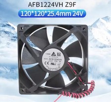 Delta AFB1224VH 24V 0.35A 12cm 12025 2-wire Double Ball Inverter Cooling Fan