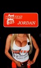 Hooters Uniform Jordan Name  Tag Pin Back Dress Up Role Play Costume Accessory — photo 1