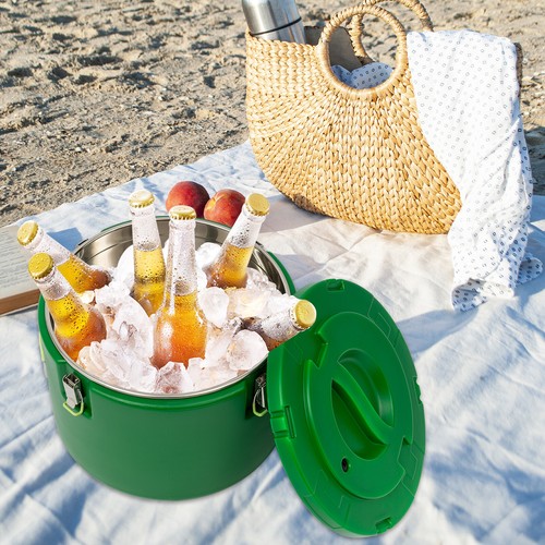 Contenedor de sopa aislado comercial de acero inoxidable 30L - Imagen 22 de 22