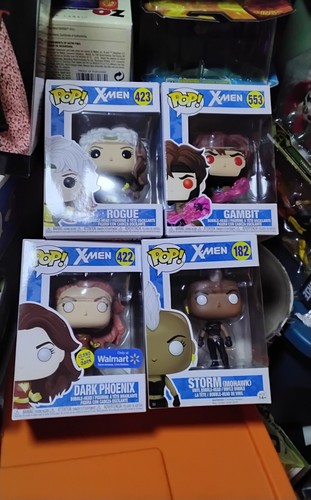 MARVEL FUNKO POP XMEN STORM(MOHAWK) DARK PHOENIX GAMBIT AND ROGUE - Picture 3 of 9