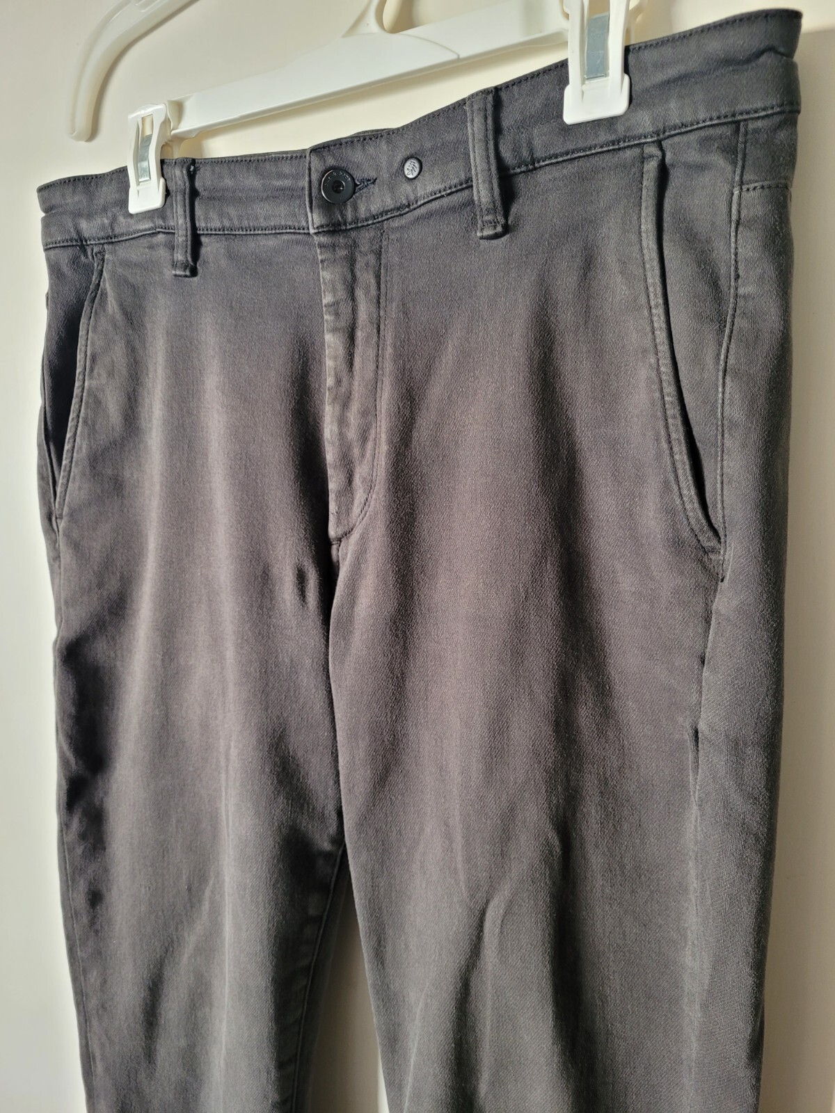 Rag & Bones Barely Black Basic Chino Pants Size 33 - image 4