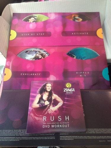 Zumba Fitness Exhilarate Ultimate Fitness 5 DVDs Experience Set Toning Sticks - Picture 8 of 12