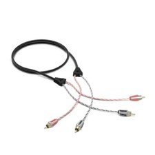 DS18 Dual Twist RCA Audio Cable - 3 Ft Long - Level 1 100 OFC