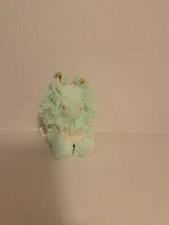 Scruff A Luvs Mini 4" Bunny Rabbit Clip On Stuffed Plush - Teal Pink 