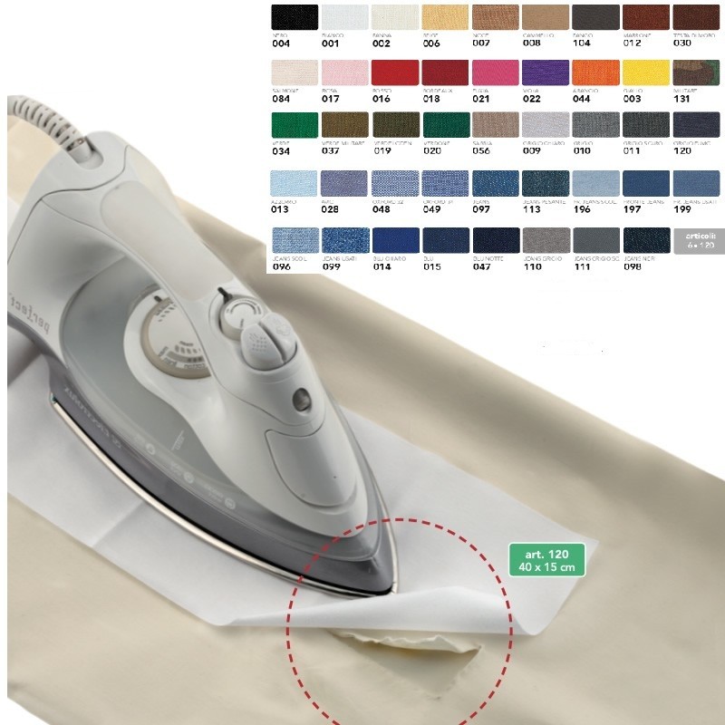 MARBET Toppa termoadesiva in cotone 100% per rammendo Saldastrappi