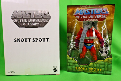 MOTU CLASSICS MASTERS OF UNIVERSE MATTY COLLECTOR SNOUT SPOUT NEW UNOPENED