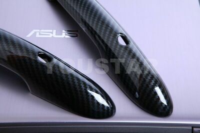 DELUXE 2x CARBON Look Door Handle Covers for MINI Cooper S
