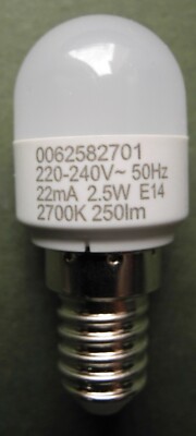 Dunstabzugshaube Kühlschrank Nachtlicht SES 2,5Watt LED T25 mattiert E14 Edison Armatur