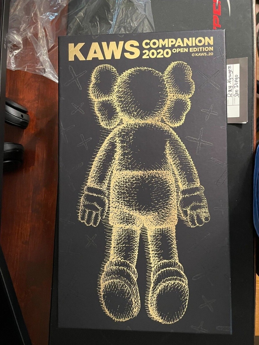 Kaws Companion 2020 Black Vinyl Figure ***IN HAND READY TO SHIP