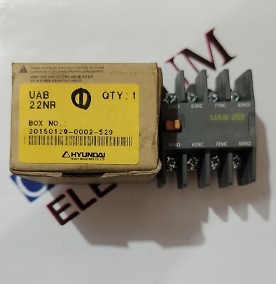 HYUNDAI UAB 22NR / UAB 22 AUXILARY CONTACT ADD ON BLOCK FREE FAST SHIPPING