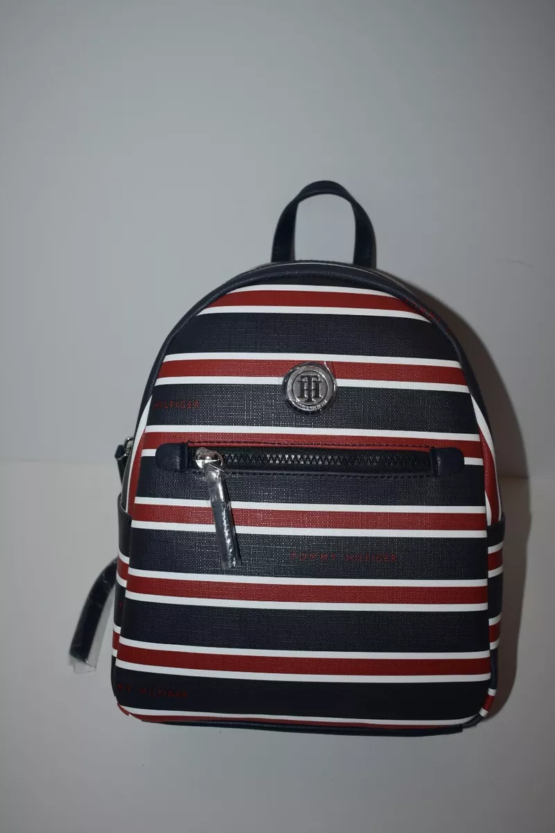 Hilfiger Blue Stripes Mini Backpack | eBay