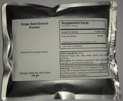 Grape Seed Extract 95% OPC Pure & High quality Grape Seed PE 