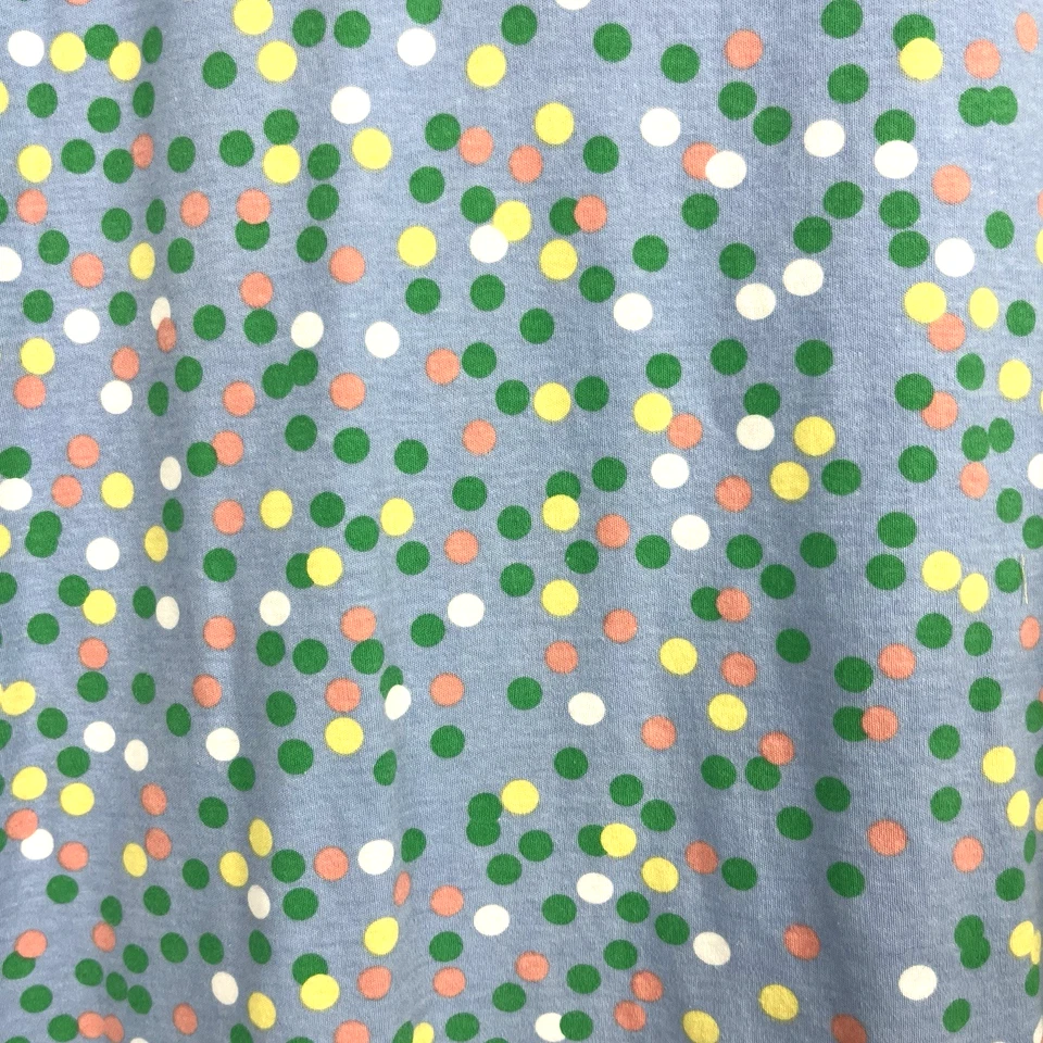 Mujer Kim Rogers Perfectamente Suave Multicolor Lunares Cuello Botón Acento Talla XL Foto 4 de 4