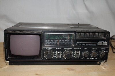 Vintage Liberty 1983 SN-500A Portable TV-Radio-Cassette Recorder