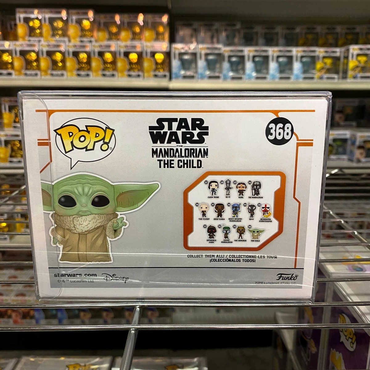 セールFUNKO POP! 　SW　　ベビーヨーダ　ライト&サウンド Amazon.com: Pop! The Child Baby Yoda #368 | 星際大戰曼達洛人