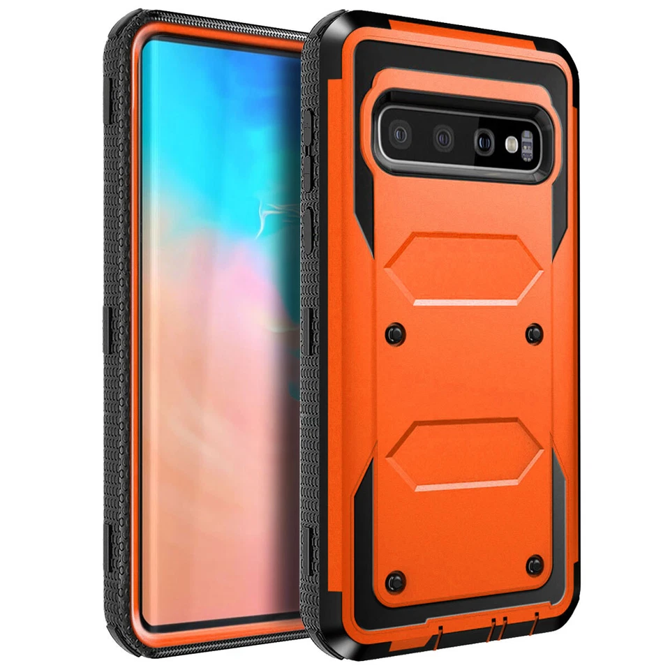 For Samsung Galaxy S10/+/S10e/Note10/+ Case Shockproof Hard Cover+Tempered Glass - Image 3 of 4