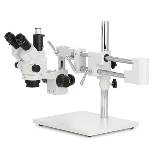 3.5X-45X Zoom Stereo Trinocular Boom Microscope with Dual LED Light+1.3MP Camera - Picture 12 of 16
