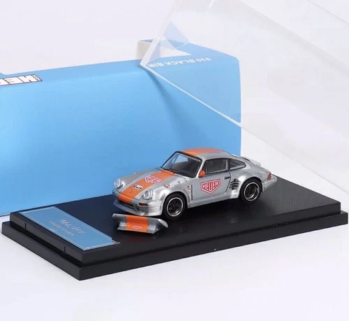 Master 1:64 HEC 911 930 Turbo Black Bird Sports Model Diecast Collect Car - Picture 18 of 18