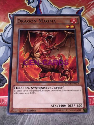 Yu Gi Oh Karte MAGMA DRACHE SDMP-FR023x3