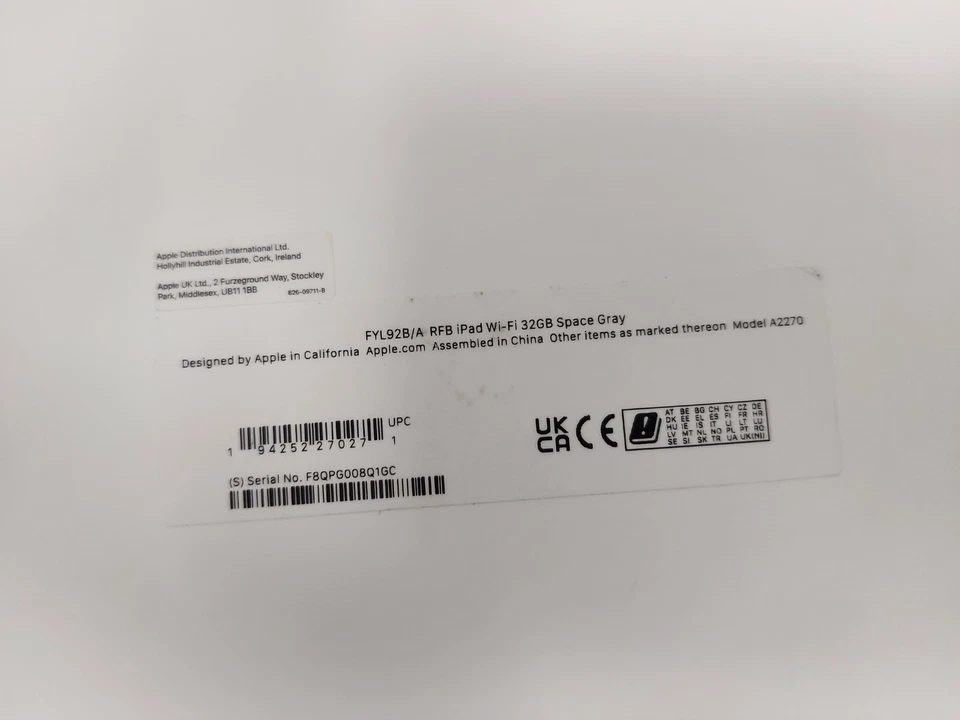 Apple iPad 8th Gen 10.2 inch 32GB Storage Wi-Fi Only (A2270) - Space Grey *New* - Image 2 of 4