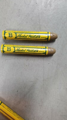 TWO (2) Markal PaintStik Paint Stick Marker Window Art Graffiti Tire,GREEN Color