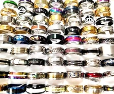 Wholesale 30pcs BIG SIZE  19 20 21 22 23mm mix men Popular Stainless Steel Rings