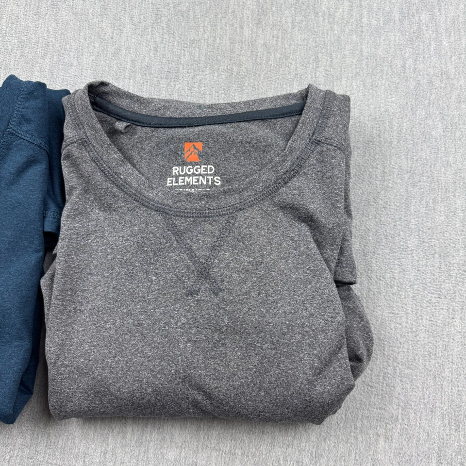 Rugged Elements T Shirt Mens XL Stretch Long Sleeve Durable Utility Lot Of 2 Tee - Image 3 of 4