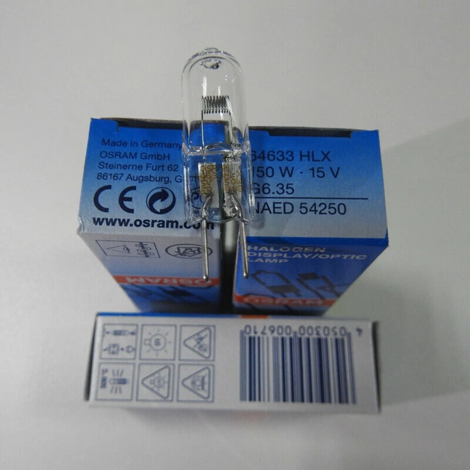 OSRAM 64633 Microscope Lamp 15V150W Slide Projector Bulb Medical Instrument Bulb - Image 2 of 4
