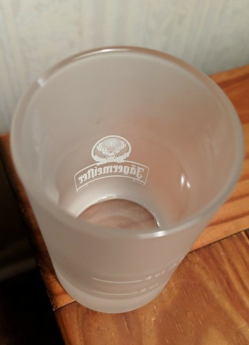 Jagermeister FROSTED 1 OZ Measuring  SHOT GLASS  - Picture 5 of 5