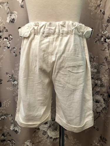 Fore Axel and Hudson Boys Cream Linen & Muslin Shirt & Short Set Size 6 Boutique - Picture 7 of 11