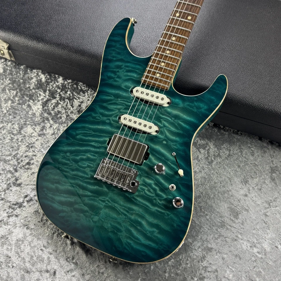 TOM ANDERSON [высококачественный стеганый клен] Drop Top Bora Bora Blue Burst с - Изображение 2 из 4