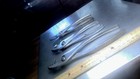 3 1915+ Crescent Checkerdot Handle Pattern Pliers 8" 6" Thin Nose 6 Checkerboard — photo 1