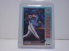 1992 Fleer Baseball Jim Thome Rookie Card. rookie card picture