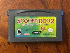 Scooby-Doo 2 Monsters Unleashed Nintendo Game Boy GBA AGB-BMUE-USA Tested