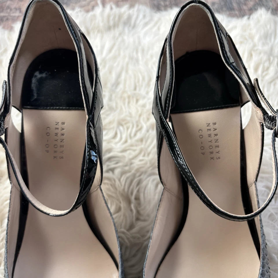 Sapatos femininos Barneys New York preto Mary Jane tamanho 9.5 - Imagem 4 de 4