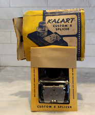 VINTAGE KALART CUSTOM 8 SPLICER MODEL S-4 for 8mm Film Box has wear NOS