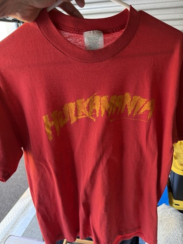 Vintage 1988 Hulk Hogan WWF Wrestling Hulkamania T-Shirt rot XL authentisch